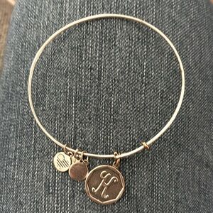 “K” Charm Bracelet by Alex and Ani